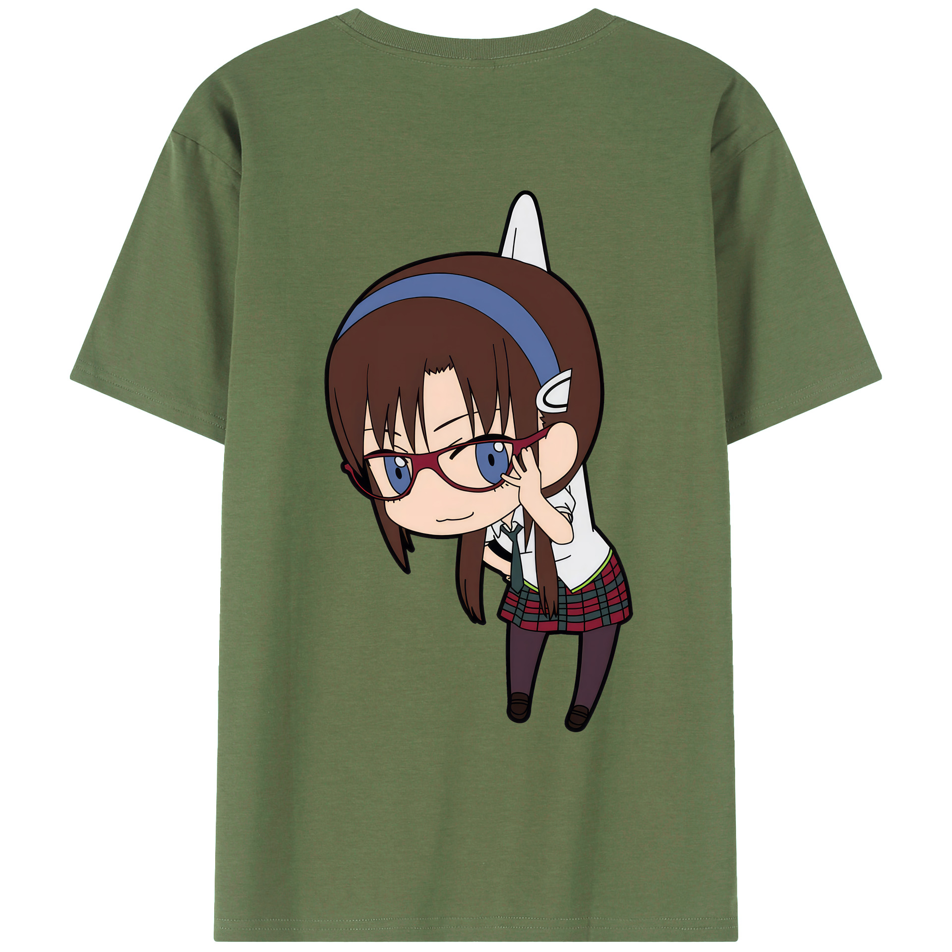 （画像用） EVA 新世紀エヴァンゲリオン 綿100％ メンズ半袖Tシャツ（バックプリント） 通気性